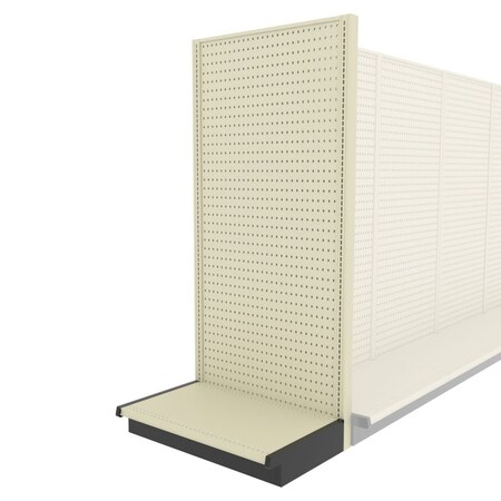 Lozier Shelving End Cap Display Unit, Platinum 36W 78H 22D P312U-EC